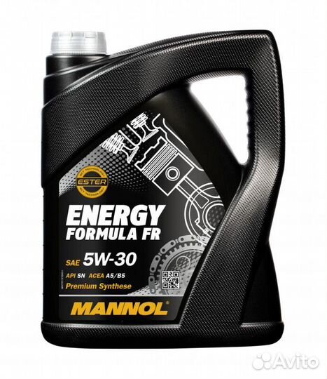 Моторное масло Mannol 7707 Energy Formula FR 5W-30