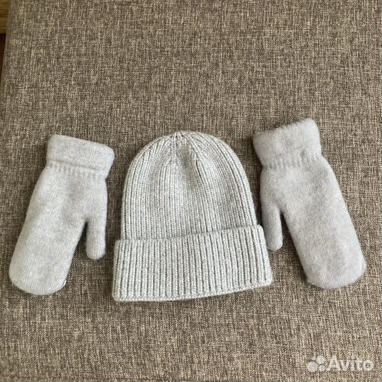 Шапка, варежки, шарф