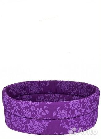 77112 лежанка овальная Ассорти №2 43*30*13 см нови