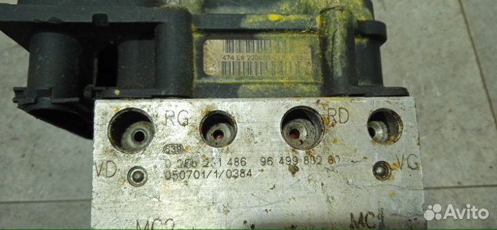 Блок ABS Peugeot 307 2001-2005