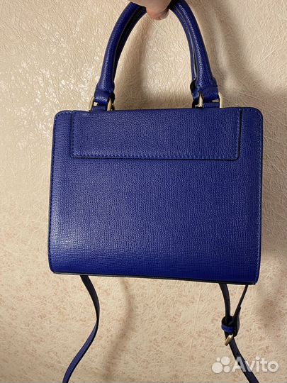Trussardi jeans сумка мини синяя