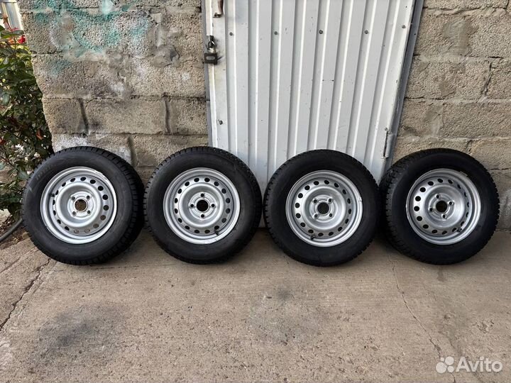 Зимние колеса R13 4x100 на Акцент