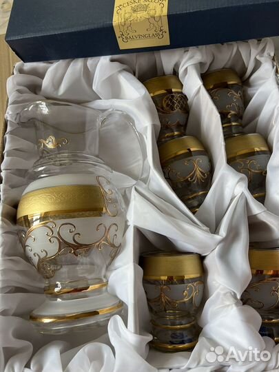 Графин и стаканы Чехия