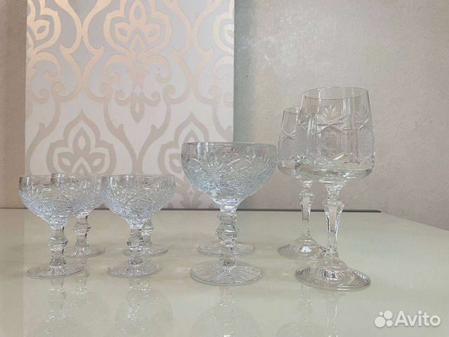 Фужеры. Креманки. Хрусталь. Богемия
