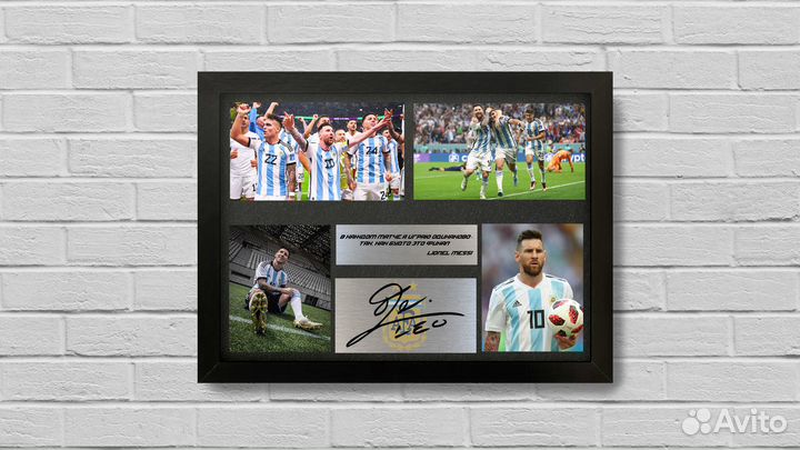 Автограф Lionel Messi чемпионат мира 2022