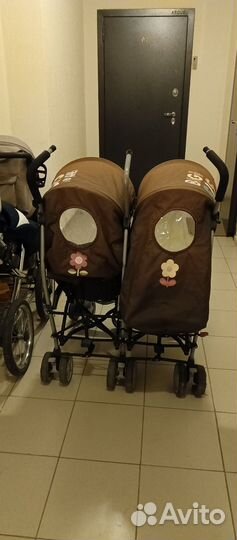 Коляска для двойни и погодок