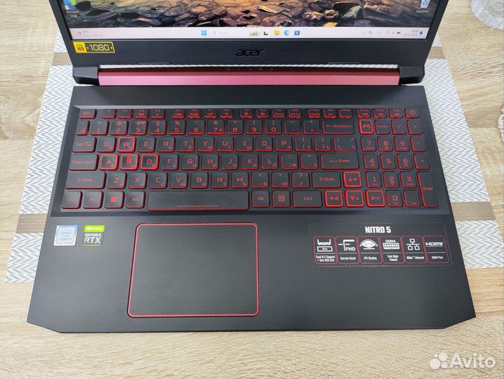 Игровой Acer Nitro 5 на RTX-2060