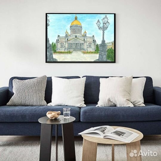 Картина Акварель для интерьера