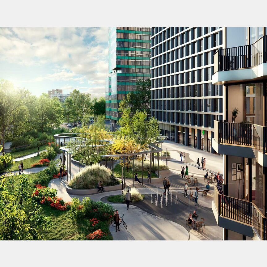 2-к. апартаменты, 50,1 м², 17/29 эт.