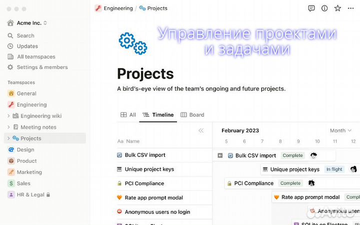Система Notion. Обучение, внедрение, поддержка