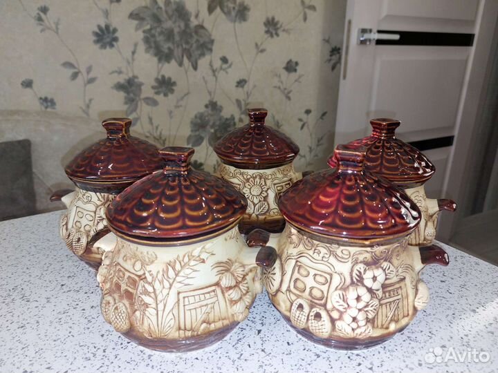 Керамические горшки для запекания