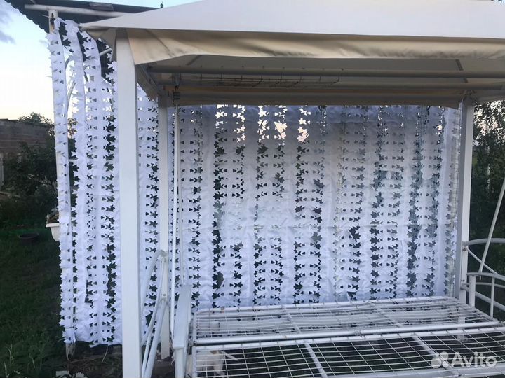 Маскировочная сетка сеть Белая