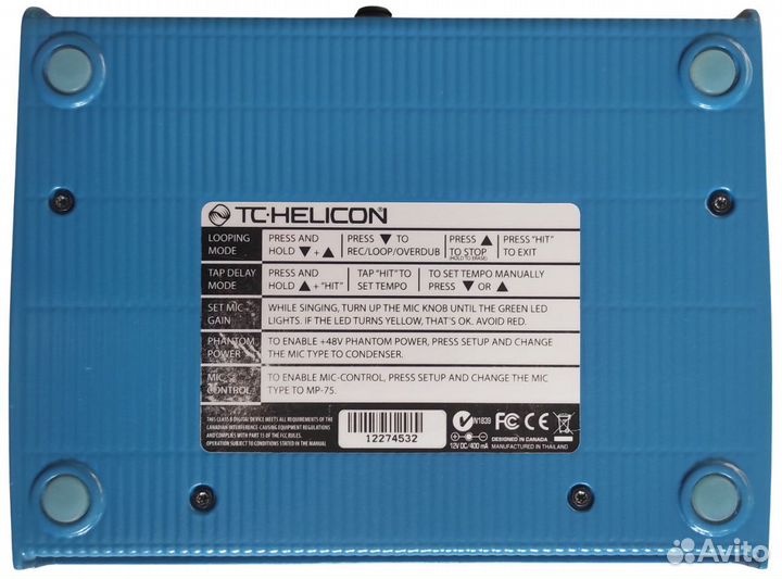 Вокальный процессор TC Helicon Voicelive Play