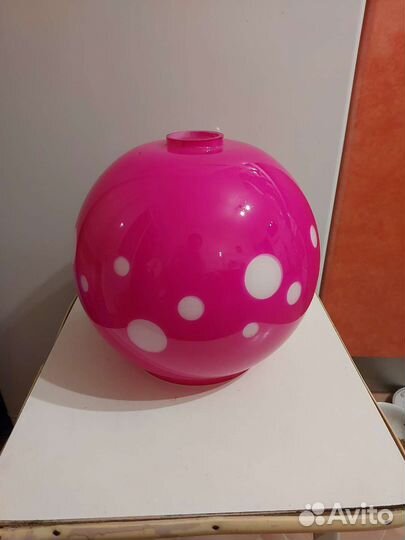 Плафон для люстры, стеклянный