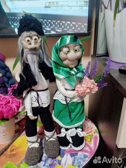 Интерьерная кукла ручной работы