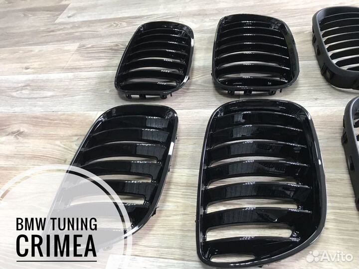 Решетки Радиатора Ноздри бмв е53 Х5