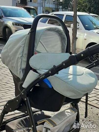 Автолюлька с адаптерами на коляску