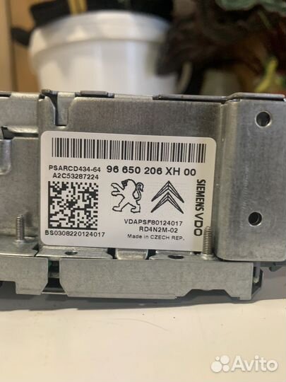 Магнитола штатная Peugeot