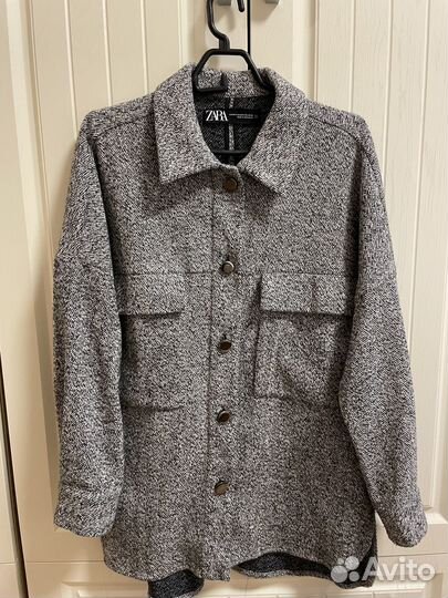 Куртка рубашка Zara S