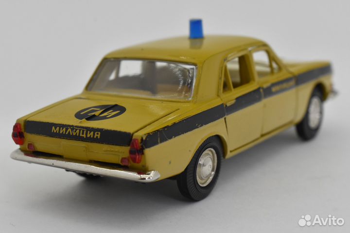 Волга Газ 24 Милиция гаи модель 1:43