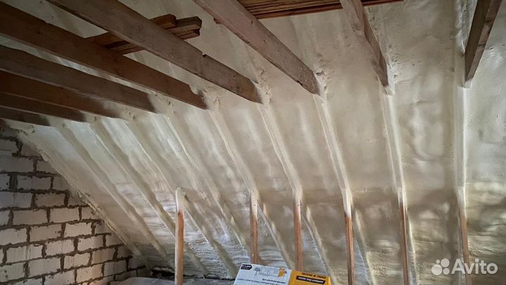 Утепление и гидроизоляция пенополиуретаном (ППУ)