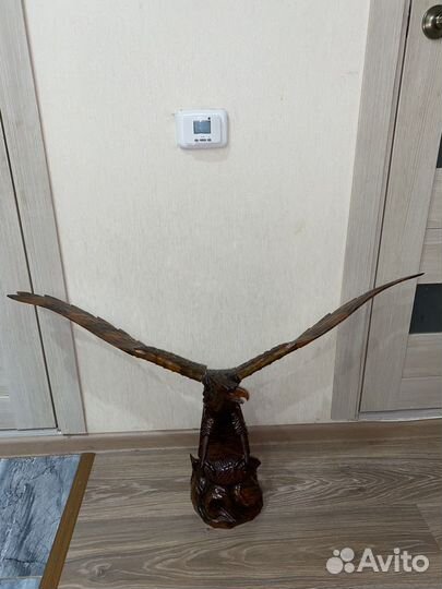 Статуэтка Орел, дерево, резьба,ручная работа