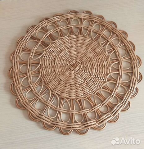 Салфетки,плейсмат плетеные на стол