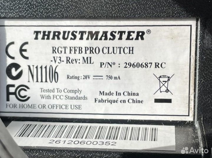 Игровой руль Thrustmaster RGT Force Feetback PRO