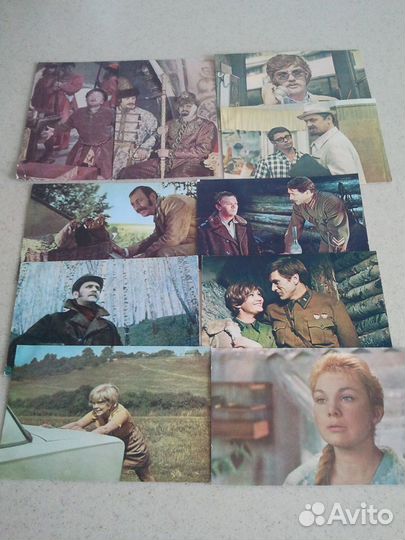 Открытки СССР фото артистов кино и эстрады
