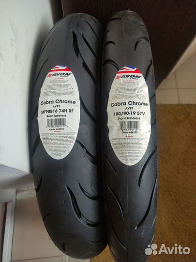 Мотошины 130 90 16 харлей комплект