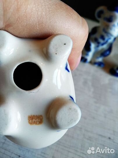 Фигурки статуэтки животные гжель