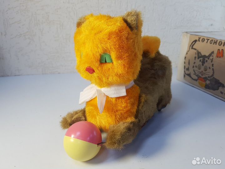 Игрушка СССР Котенок Мурзик