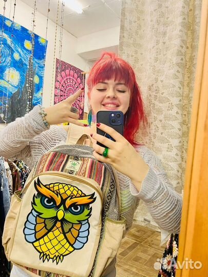 Рюкзак из конопли