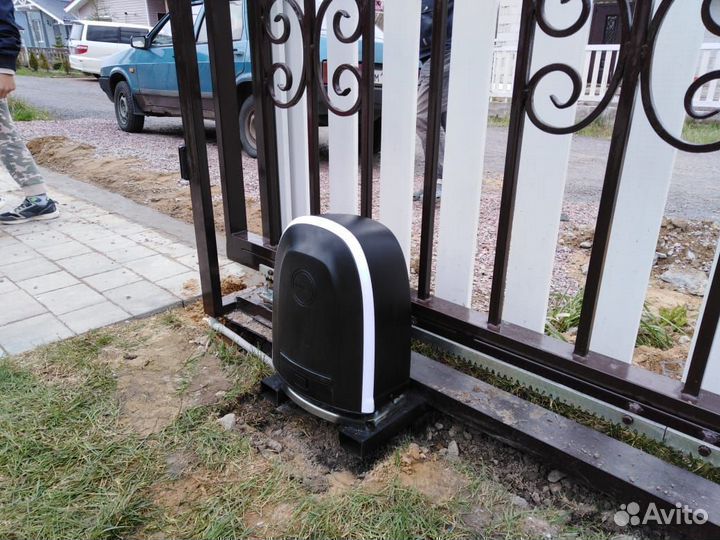 Откатные ворота с автоматикой