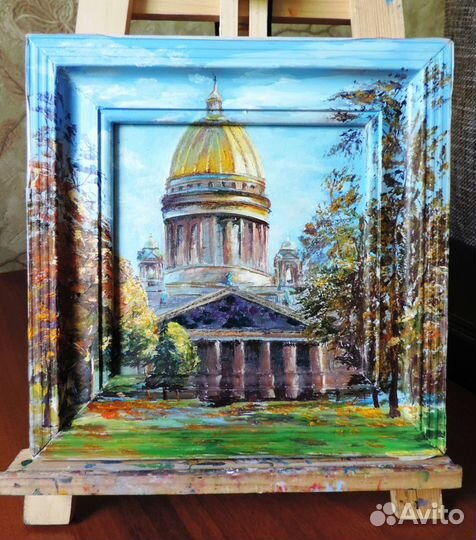 Картина маслом на холсте авторская работа