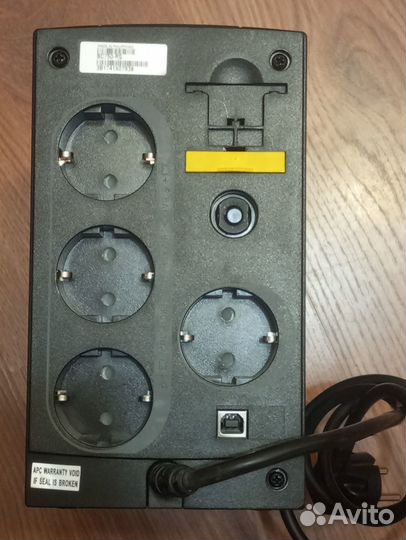 Ибп APC Back-UPS BC750-RS. 4 обычн.розетки без акб