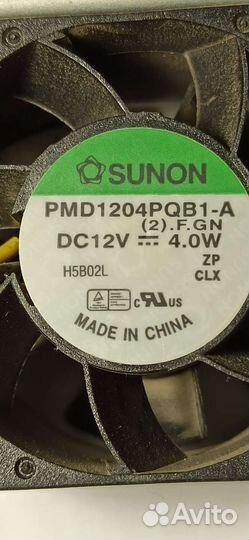 Осевой вентилятор sunon pdm1204pq1-a 12v,4w