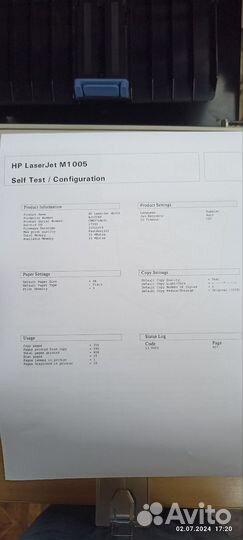 Мфу, принтер лазерный HP Laser jet M1005 MFP