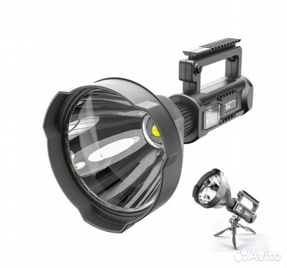 Сверхмощный аккумуляторный светодиодный фонарь