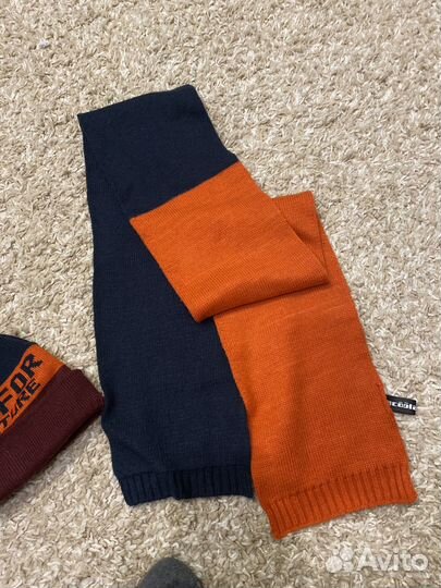 Комплект шапка и шарф для мальчика acoola