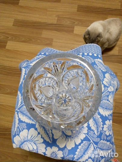 Вазы хрусталь для цветов большие