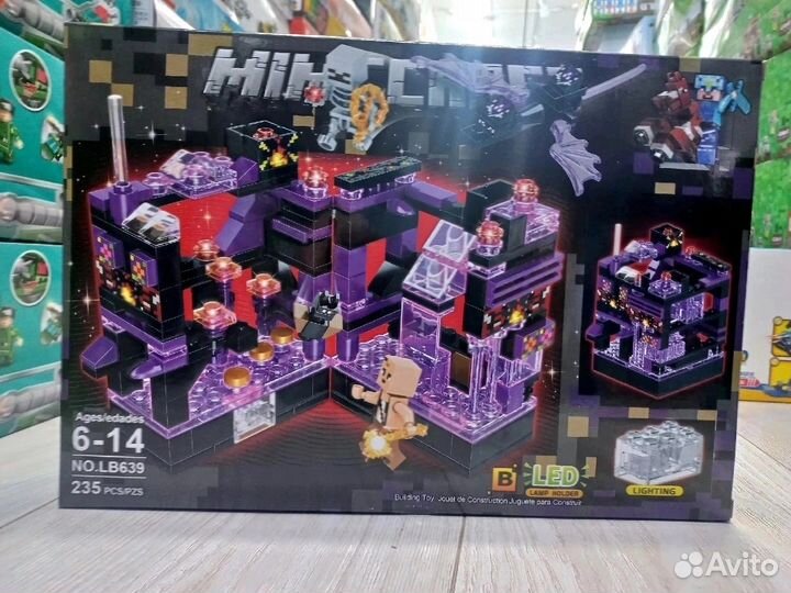 Конструктор lego майнкрафт новый