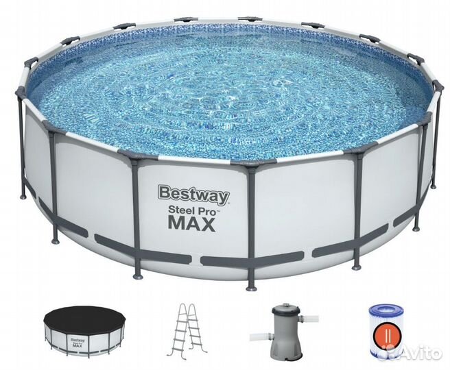 Каркасный бассейн Bestway, 457х122 см (компл.)