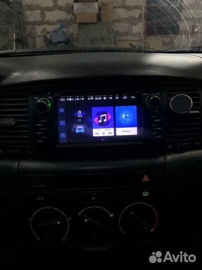 Магнитола Toyota Corolla 120 штатная на Android