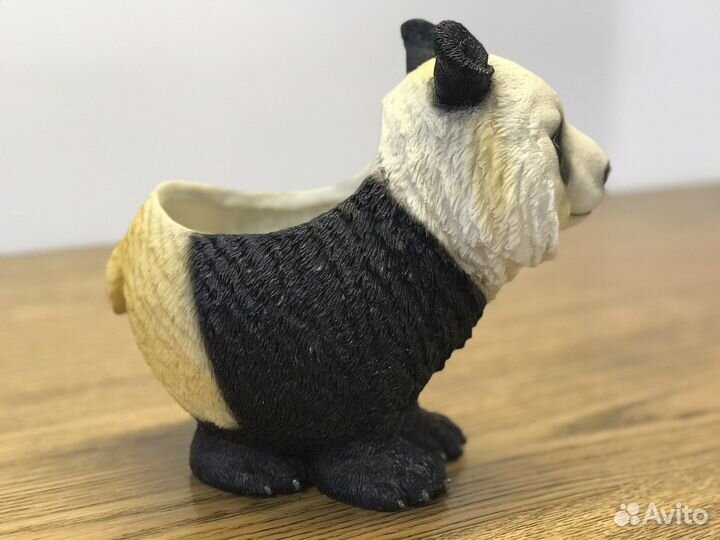 Панда кашпо полистоун