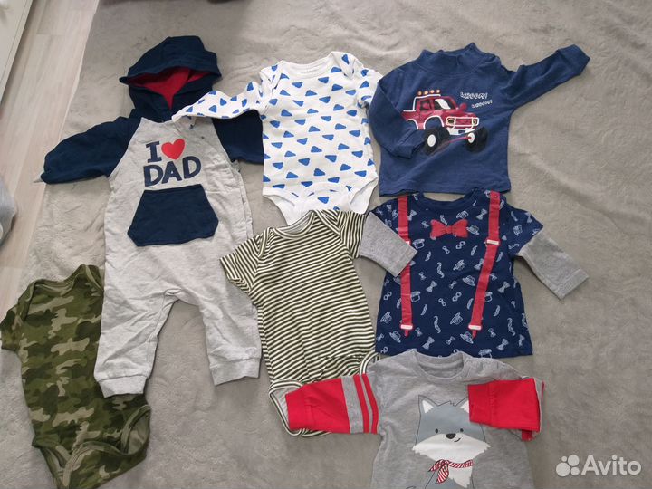 Пакет вещей на мальчика 56-86