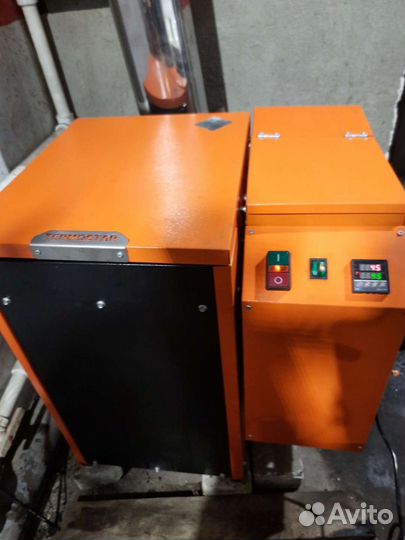 Печка на отработке с водяным контуром