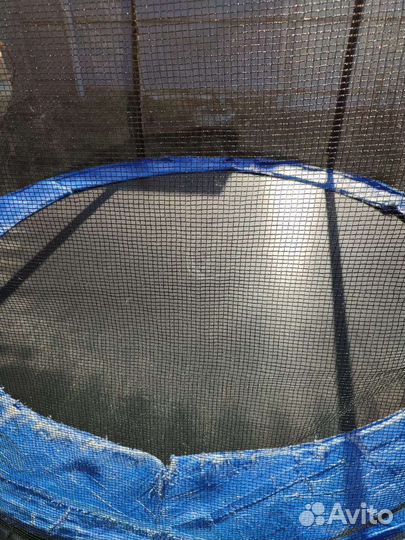 Батут с сеткой уличный, 2,4 м