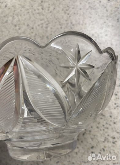 Салатник хрустальный