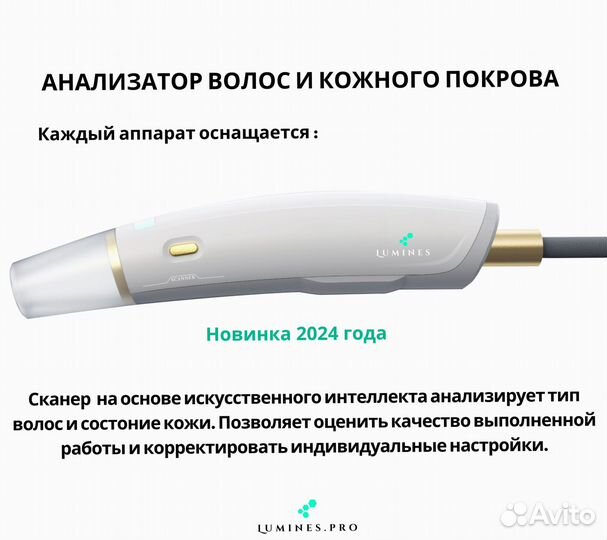 Аппарат для эпиляции Люминес Макс’Плюс 2000